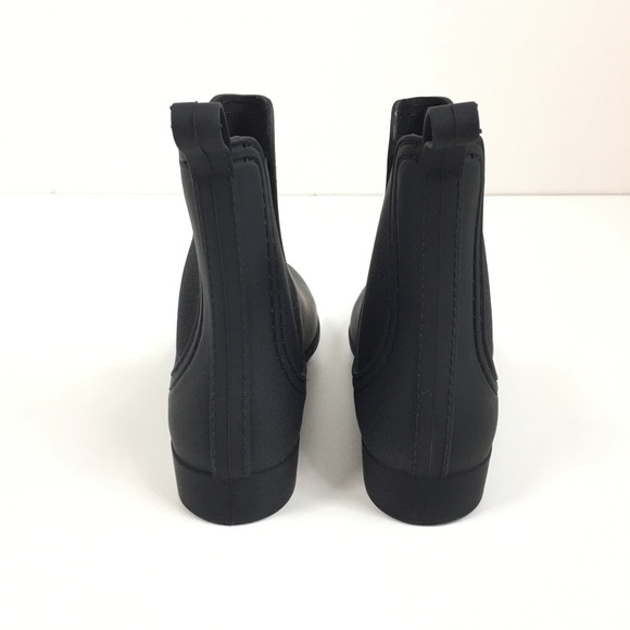 JEFFREY CAMPBELL Chelsea Matte Black Rain Boots - Picture 3 of 7